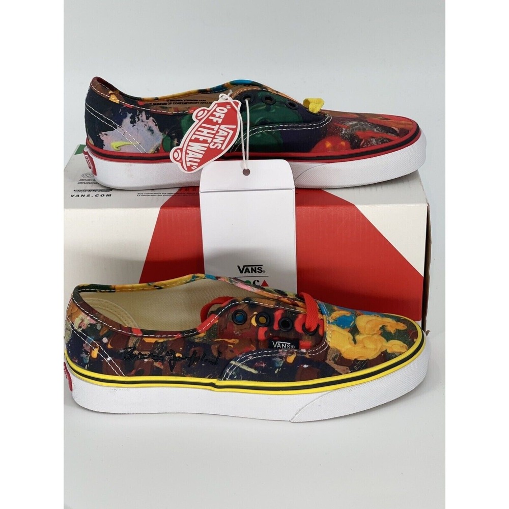 Vans Sneakers Authentic Moca Brenna Young Democratic Dollar Women Size‎ 6 New - Picture 2 of 12